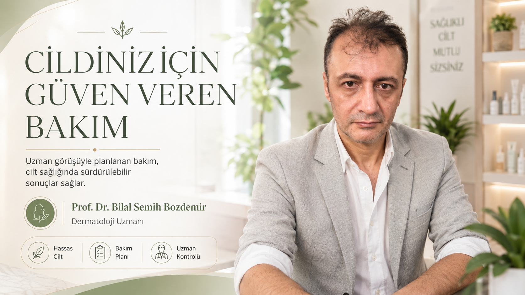 Prof. Dr. Bilal Semih Bozdemir - Cildiniz İçin Güven Veren Bakım