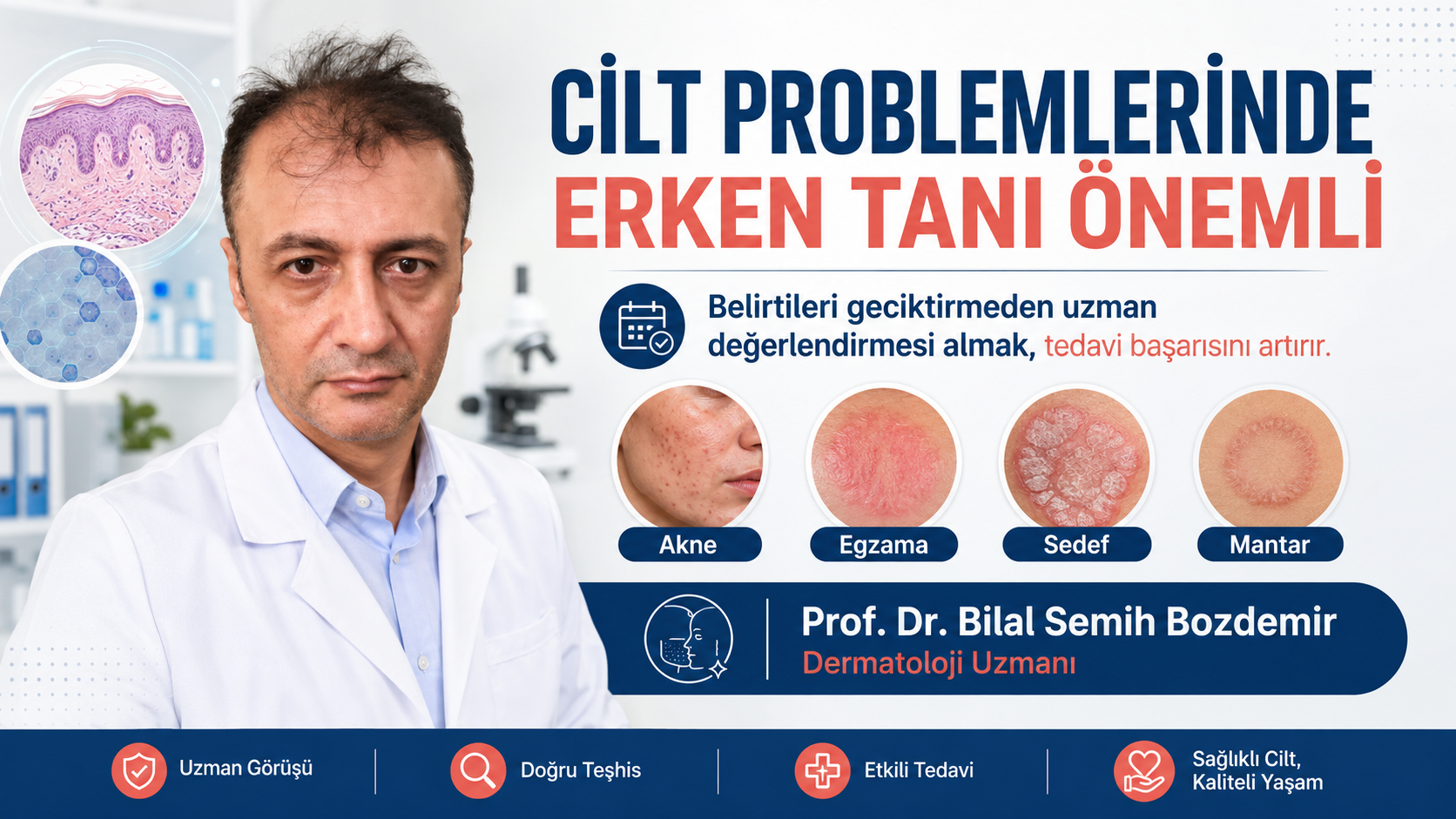 Prof. Dr. Bilal Semih Bozdemir — Prof. Dr. Bilal Semih Bozdemir – Cilt Problemlerinde Erken Tanı Önemli manşet görseli