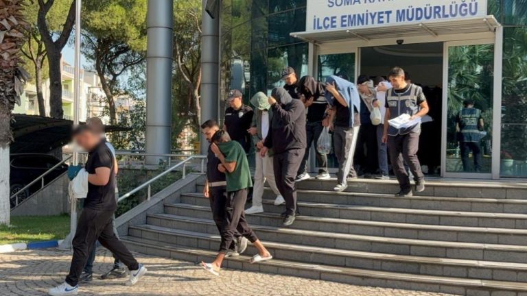 Manisa merkezli 5 ilde suç örgütü operasyonu: 36 şüpheli tutuklandı