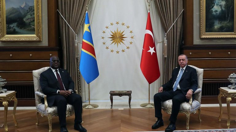 Cumhurbaşkanı Erdoğan Kongolu mevkidaşıyla görüştü