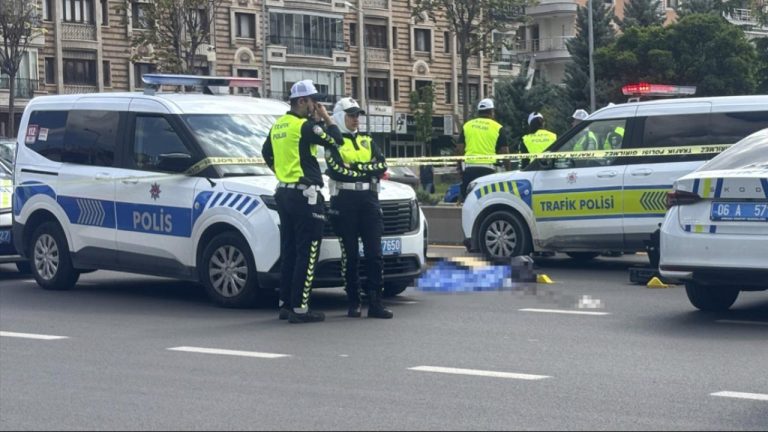 Ankara'da otomobilin çarptığı yaya öldü